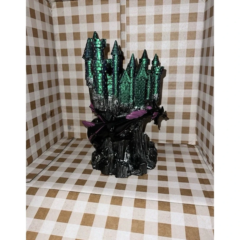 Bath & Body Works Maleficent Dragon Castle Disney 3-Wick Candle Holder NIB